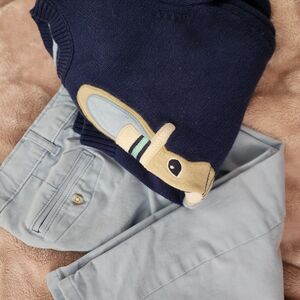 Gymboree Navy, Blue Kids Matching Set Bunny SIZE: 4t Pants And Sweater